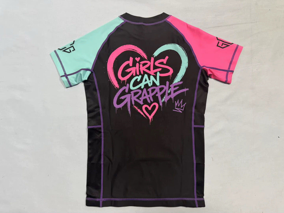 Neon Dreamz (Dark) Rash Guard And Shorts Set (new logo)