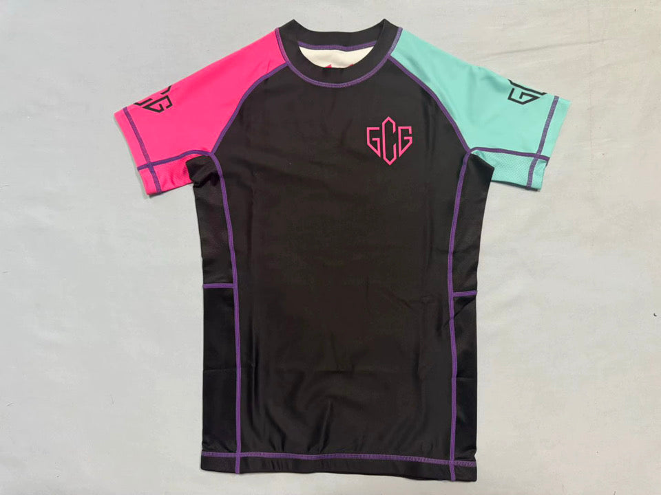 Neon Dreamz (Dark) Rash Guard And Shorts Set (new logo)
