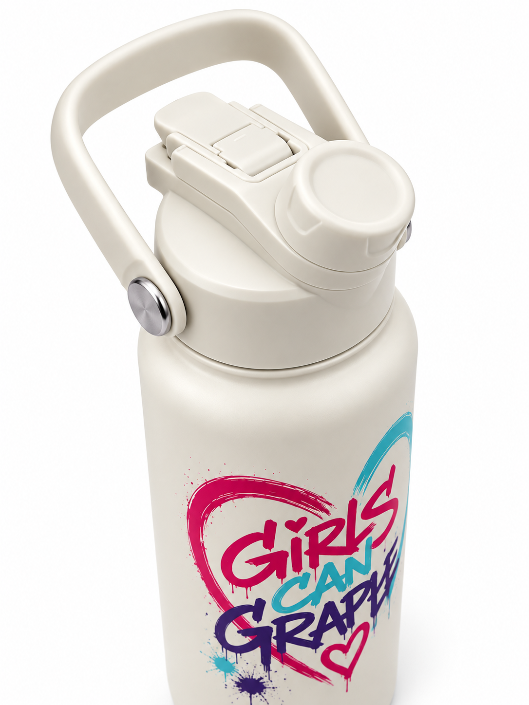 Girls Can Grapple 32oz Water Bottle